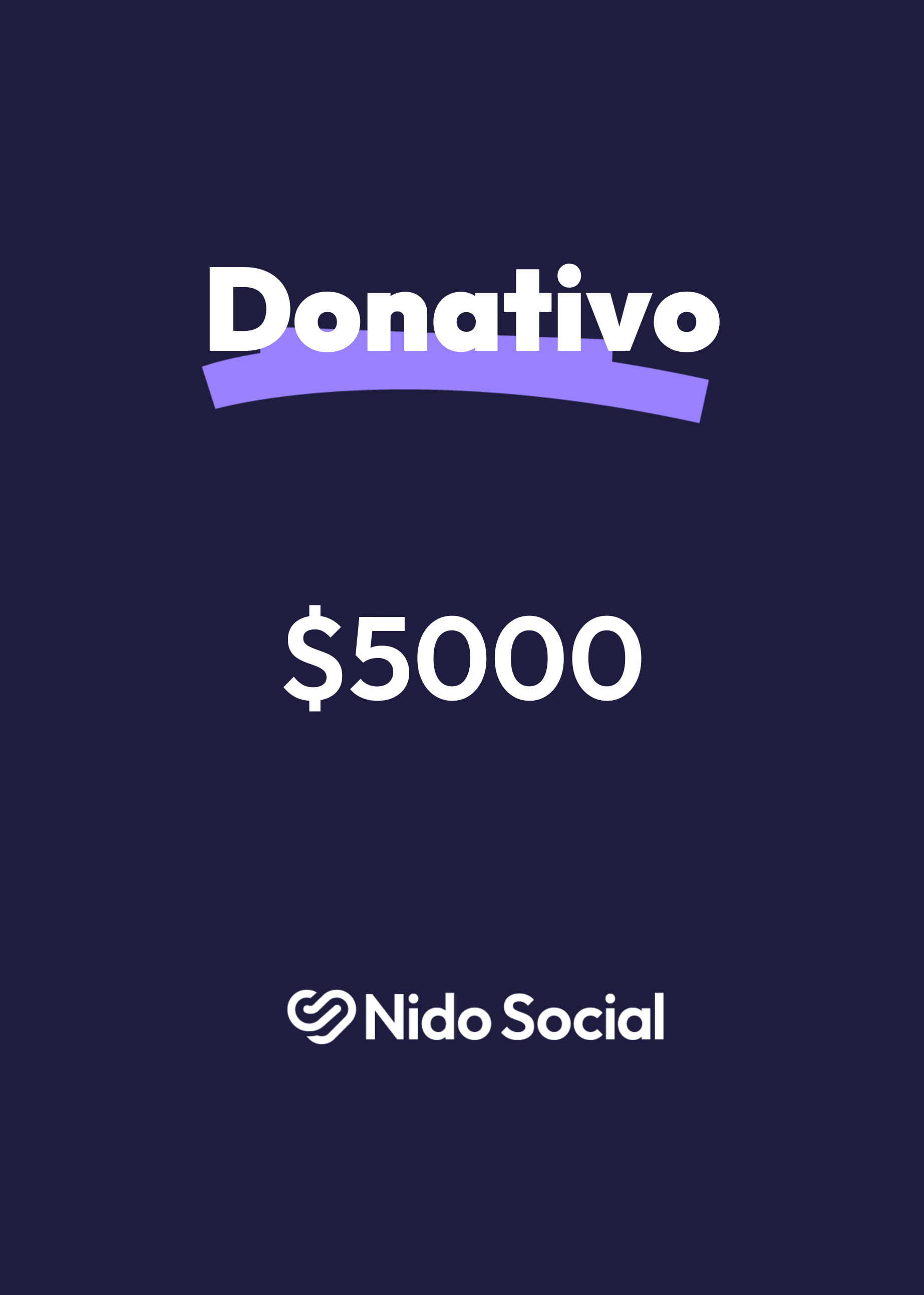 Donativo $500